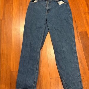 Abercrombie & Fitch Women's Curve Love Ultra High Rise Straight Leg Blue Jeans